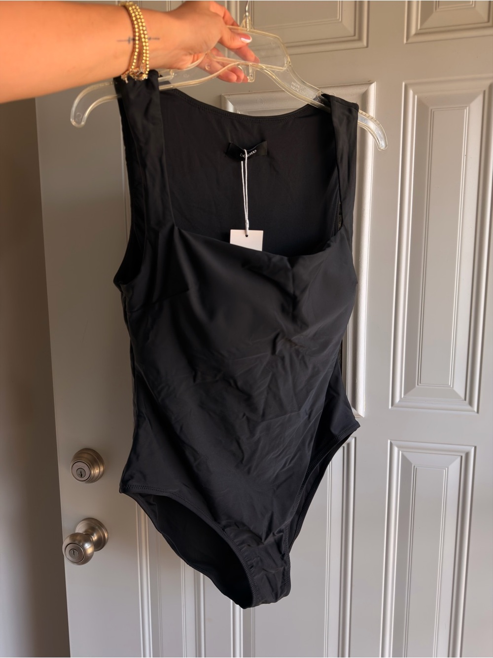 Dokootoo Black bodysuit Size XL.